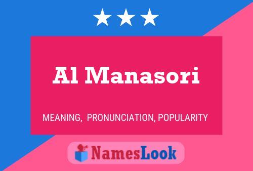 Al Manasori Name Poster