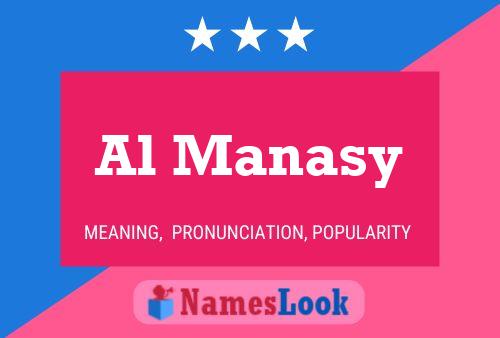 Al Manasy Name Poster