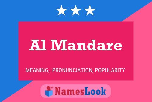 Al Mandare Name Poster