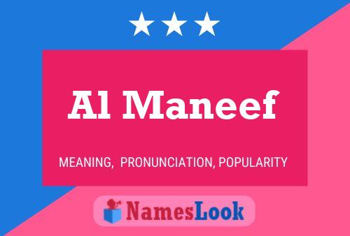 Al Maneef Name Poster