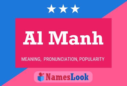 Al Manh Name Poster