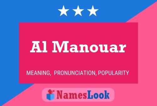 Al Manouar Name Poster