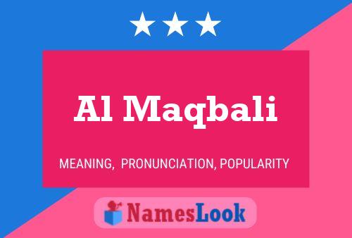 Al Maqbali Name Poster