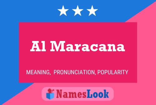 Al Maracana Name Poster