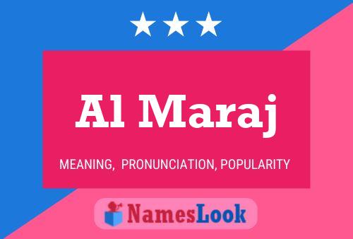 Al Maraj Name Poster