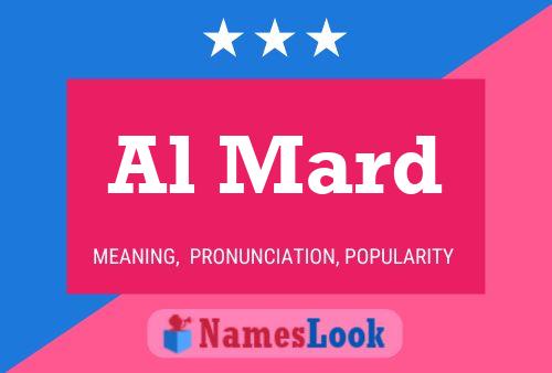 Al Mard Name Poster