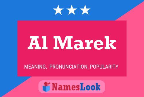 Al Marek Name Poster