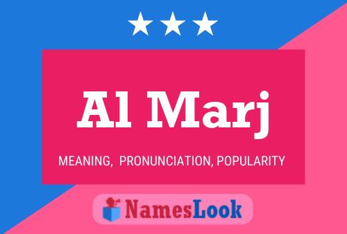 Al Marj Name Poster