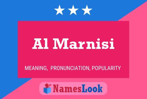 Al Marnisi Name Poster