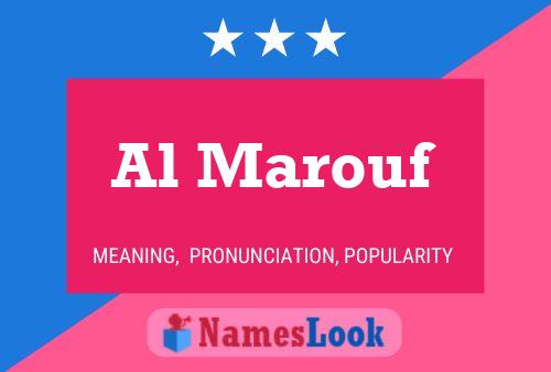 Al Marouf Name Poster