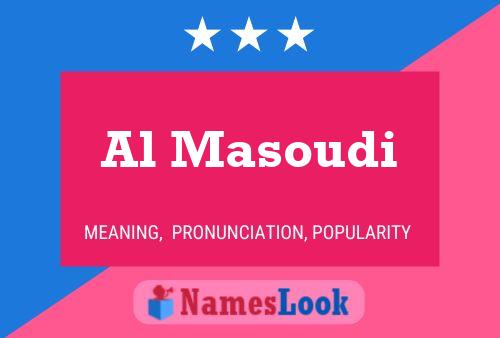 Al Masoudi Name Poster