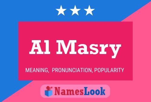 Al Masry Name Poster