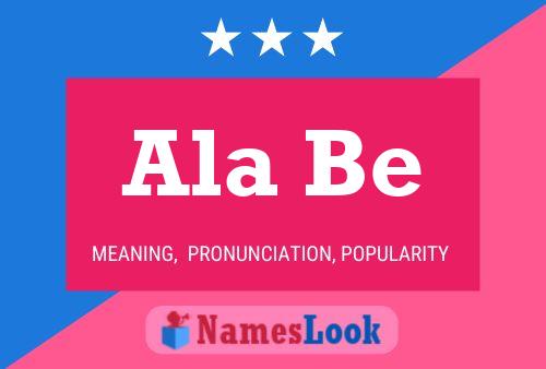 Ala Be Name Poster