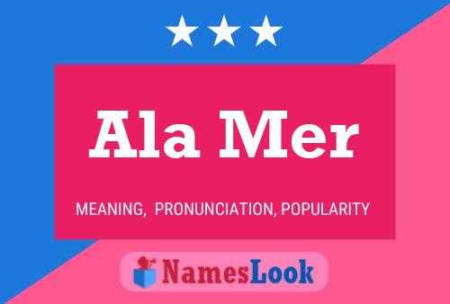 Ala Mer Name Poster