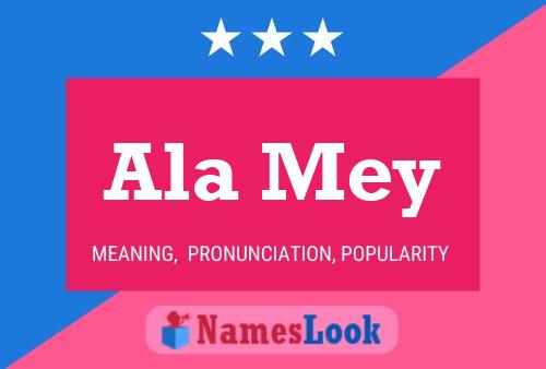 Ala Mey Name Poster