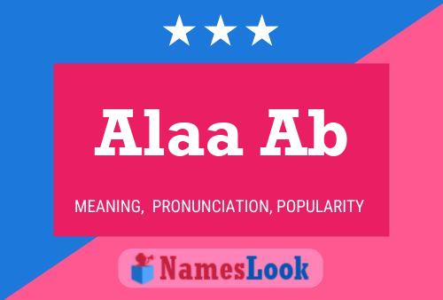 Alaa Ab Name Poster