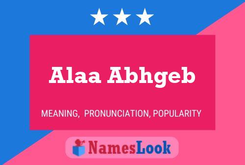 Alaa Abhgeb Name Poster