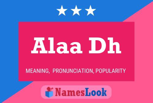 Alaa Dh Name Poster