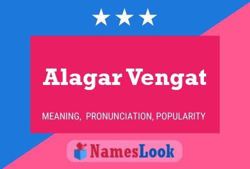 Alagar Vengat Name Poster