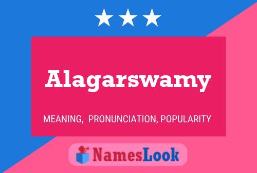 Alagarswamy Name Poster