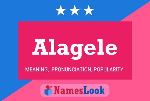 Alagele Name Poster