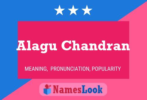 Alagu Chandran Name Poster