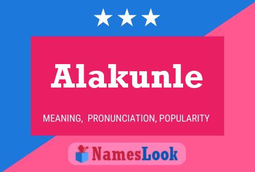 Alakunle Name Poster