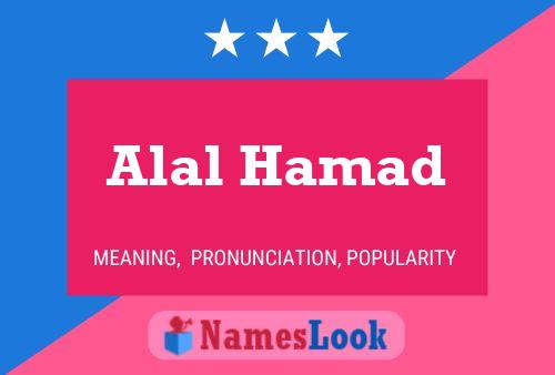 Alal Hamad Name Poster