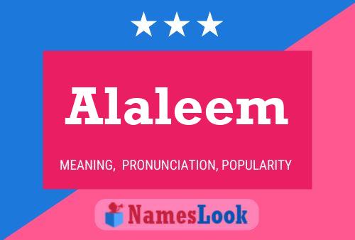 Alaleem Name Poster