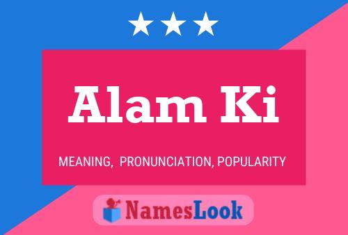 Alam Ki Name Poster