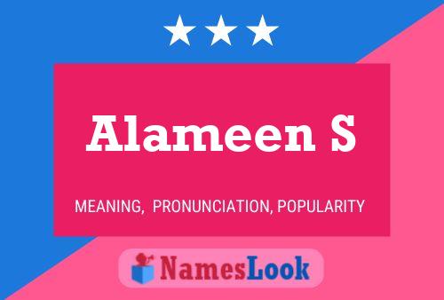 Alameen S Name Poster