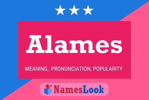 Alames Name Poster