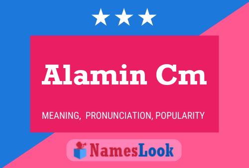 Alamin Cm Name Poster