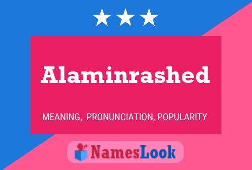 Alaminrashed Name Poster