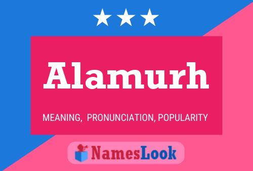 Alamurh Name Poster