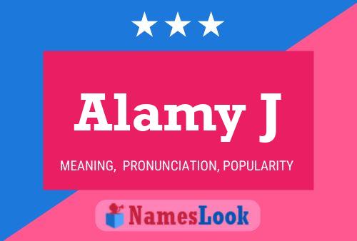 Alamy J Name Poster