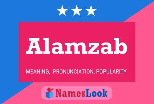 Alamzab Name Poster