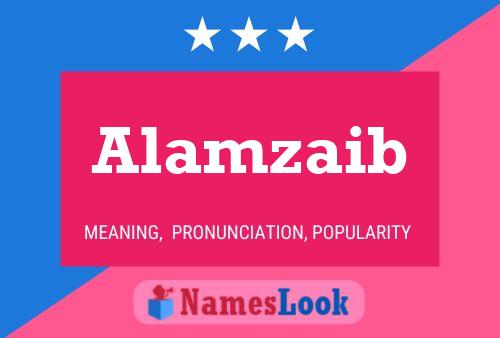 Alamzaib Name Poster