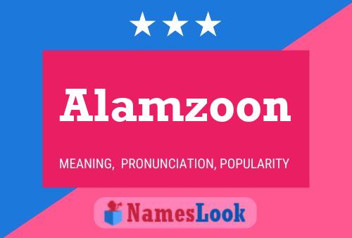 Alamzoon Name Poster