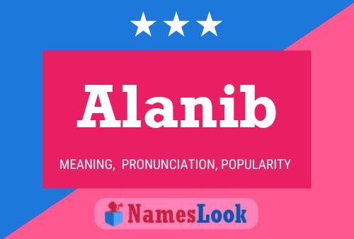 Alanib Name Poster