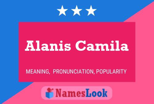 Alanis Camila Name Poster