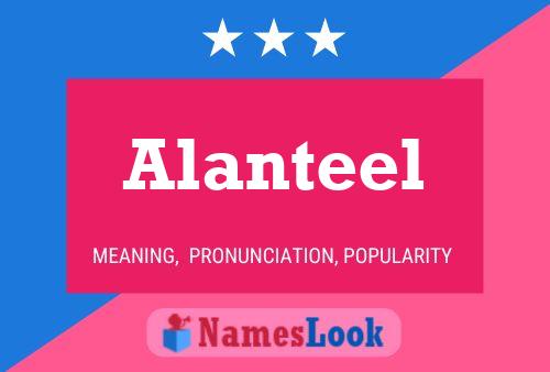 Alanteel Name Poster