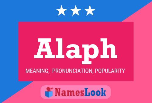 Alaph Name Poster