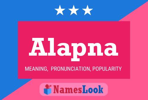 Alapna Name Poster