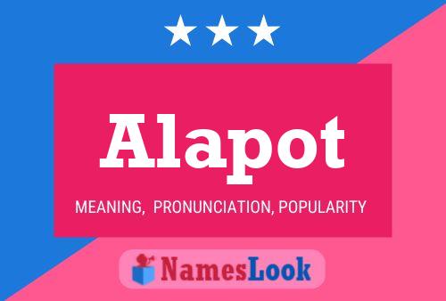 Alapot Name Poster