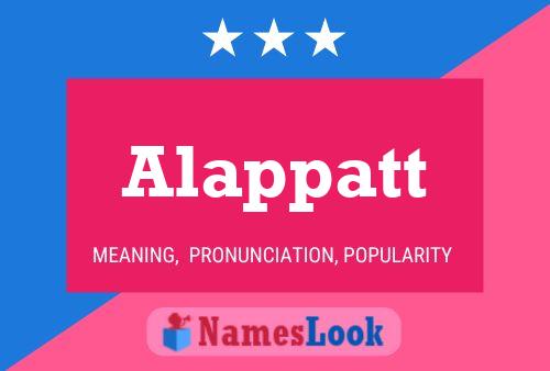 Alappatt Name Poster