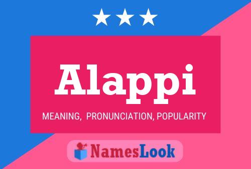 Alappi Name Poster