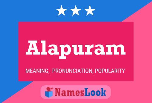 Alapuram Name Poster