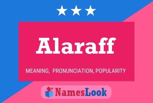 Alaraff Name Poster