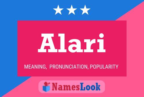 Alari Name Poster